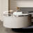 Modern minimalist marble coffee table