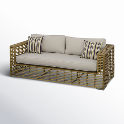 Gemma 76.8'' Wide Patio Sofa with Cushions
