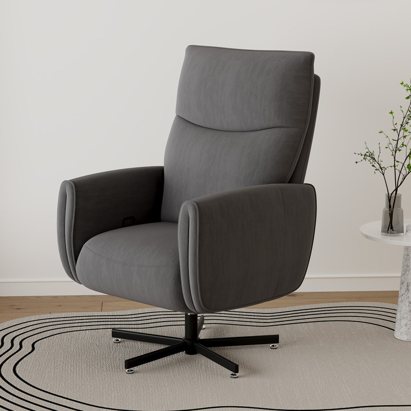 Fauteuil pivotant à réglage électrique, fauteuil de bureau ergonomique avec chargeur USB, inclinaison de 90 à 125 degrés, revêtement en velours, rotation à 360 ° et hauteur réglable, fauteuil de bureau moderne pour le bureau à domicile