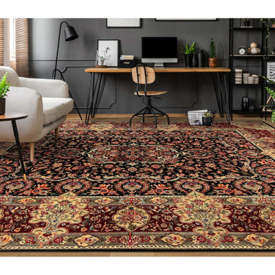 Hand Knotted Wool Oriental Indoor Rug