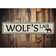 Lizton Sign Shop, Inc Wolf's Lair Custom Aluminum Sign 