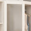 Armoire de rangement à 4 portes avec armoire à 2 plateaux