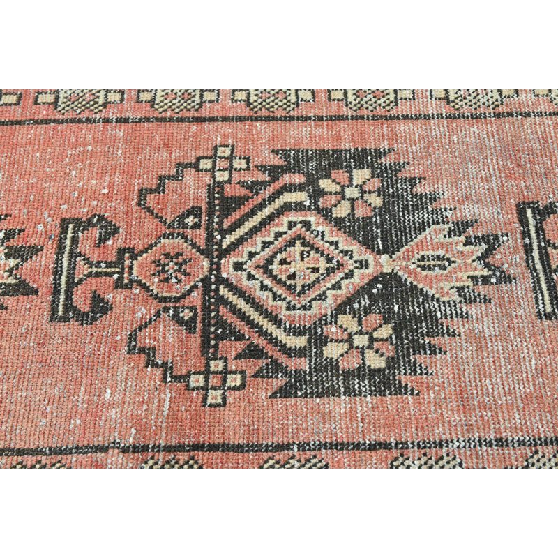 Tapis oriental antique délavé 4 x 6 pi 5 po
