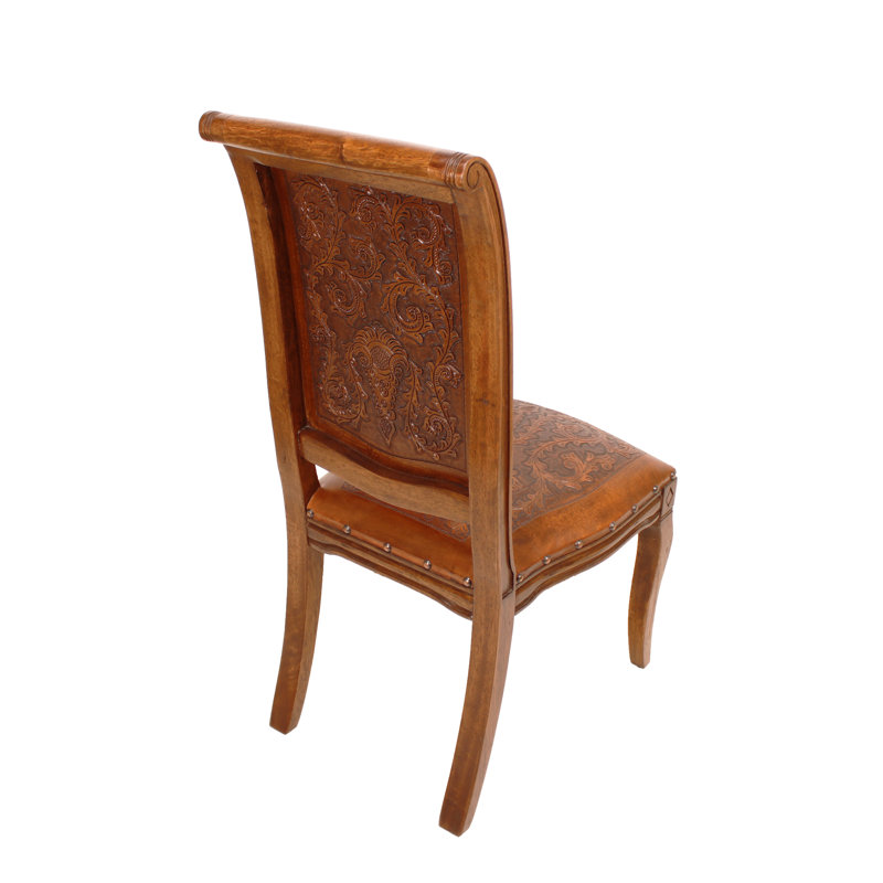 Chaise d'appoint rembourrée Chatwin, Brun rustique