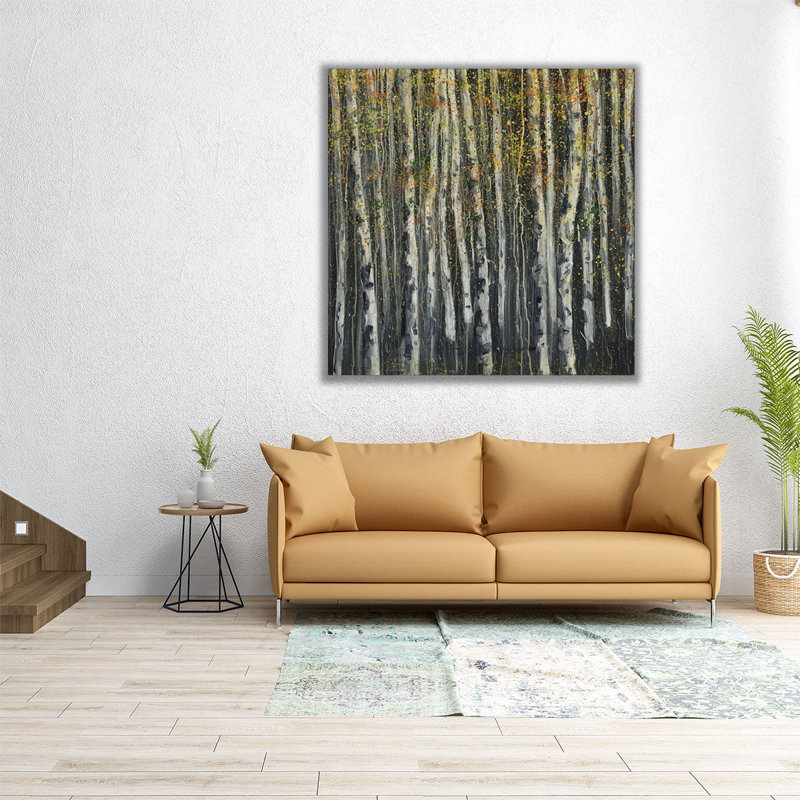 «Woodland 4», reproduction d'art sur toile, H 12 po x l 12 po