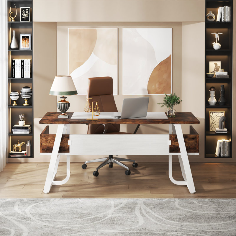 Rustic Brown/White