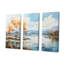 Lakes Serenity Charm Liquid Art I - River Wall Art Living Room Set-107743883-107743885