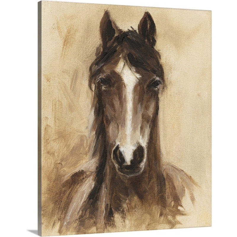 Art mural sur toile Western Ranch, Toile tendue, H 20 po x l 16 po x P 1 po
