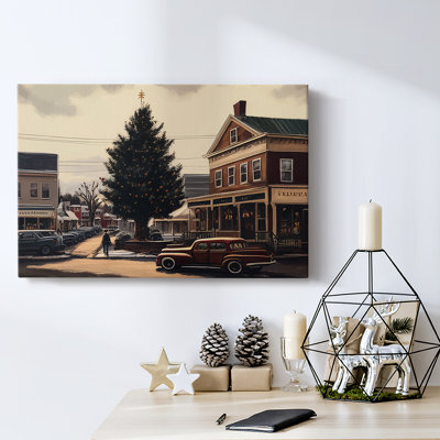 Christmas Holiday Arts - Toile tendue avec châssis