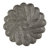 Dark Gray Braided Circular Placemat