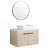 30 " Modern Design Float Bathroom Vanity With Ceramic Basin Set