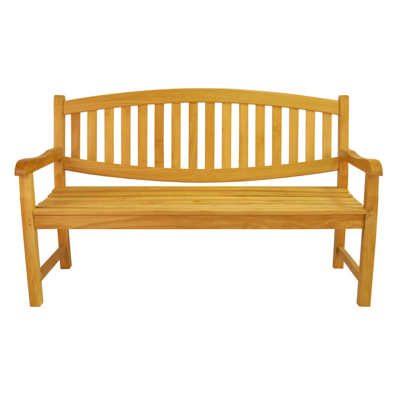 Kingston Outdoor Teak Bench, (No Cushion)