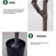 Artificial Eucalyptus Tree 4/5ft Tall, Fake Silver Dollar Leaves Eucalyptus Plants, Faux Silk Eucalyptus Stems With Planter