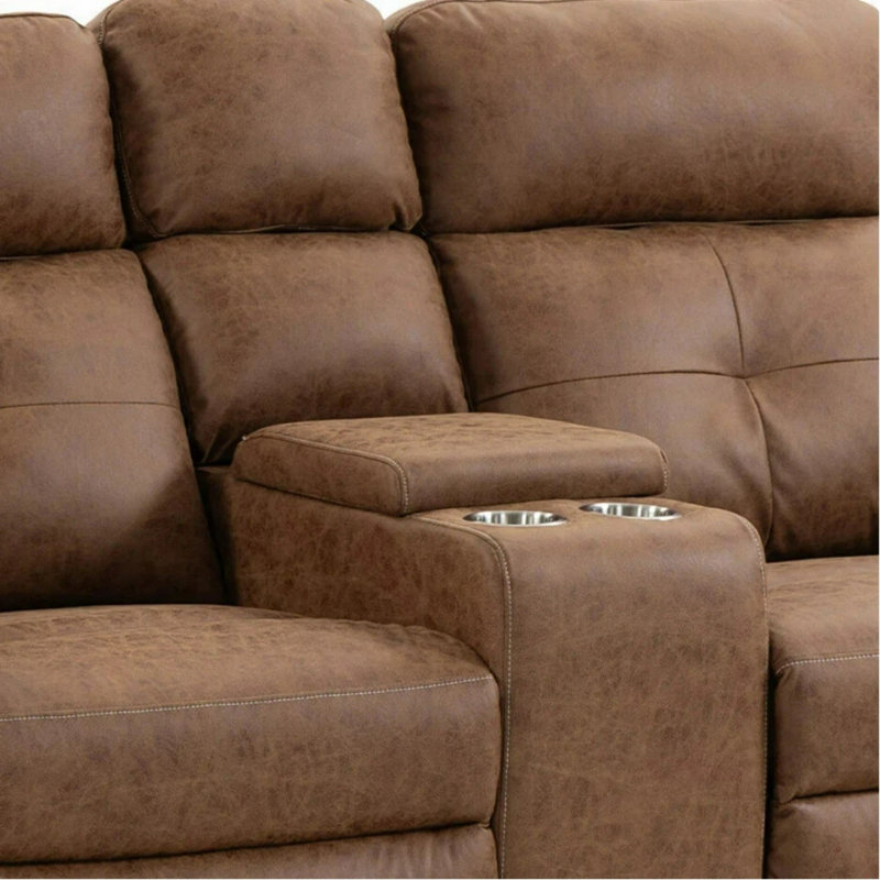 Table basse inclinable (brun), Brown