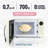 Retro 0.7 Cu Ft Microwave - Ivory-119783455