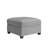 Module de repose-pieds modulaire carré avec rangement Gobinda