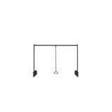 Adjustable And Trim-To-Fit Pull Down Closet Rod For Custom Closet Systems