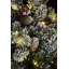 7ft Extra Full Green Spruce Flocked/Frosted Christmas Tree with 380 LED Lights-1378238050