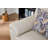 36.8" Leathaire Accent Chair With Complimentary Geometric Pillow-120187044