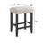 Arystan Glass Top Counter Height Bar Console Table with 3 Stools Set-733329285