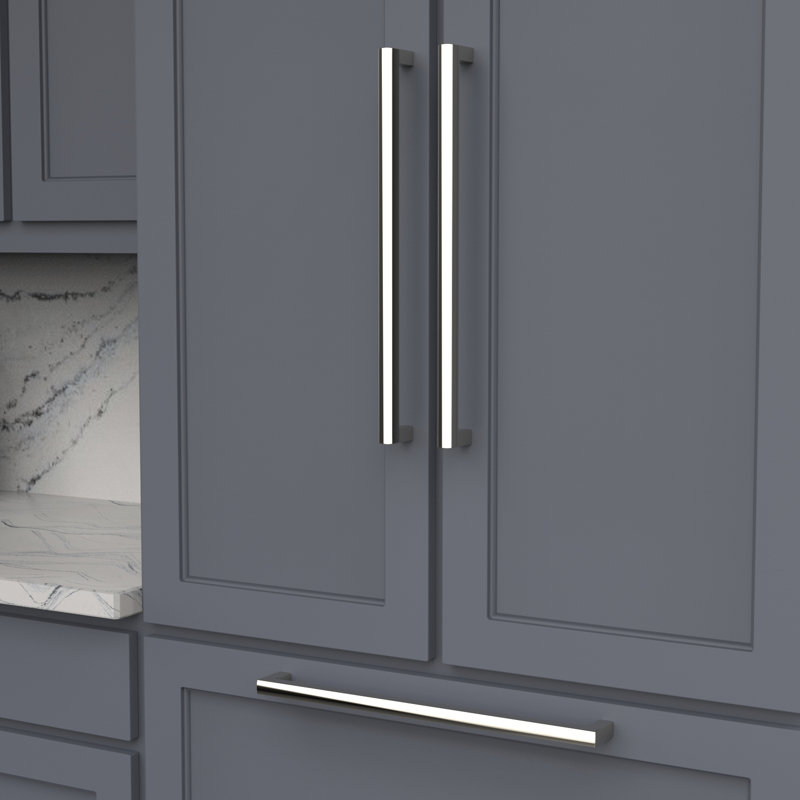 Coventry Collection Handle Pull - Cabinet Pull - Transitional Hardware for Drawers & Cabinets, 12", Polished Nickel