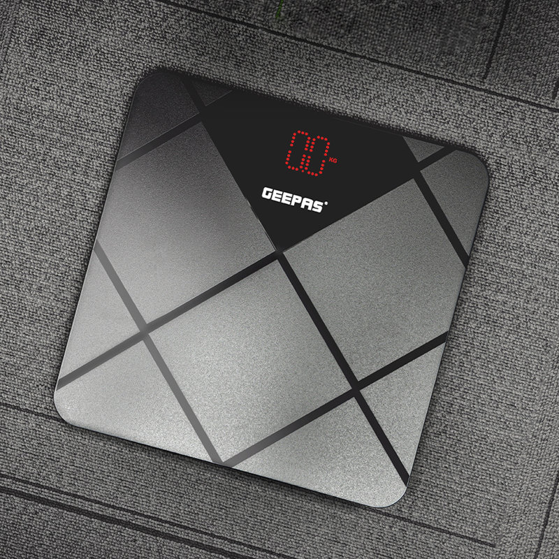 GEEPAS Digital Bathroom Scales for Body Weight, 180 Kg Capacity