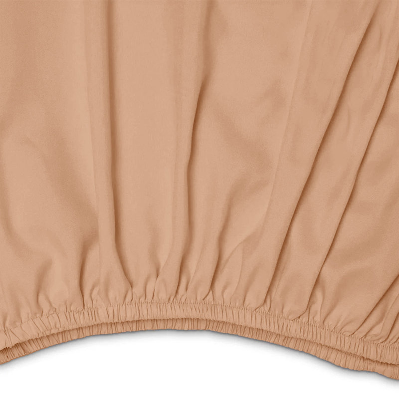 Microfiber Brushed Fitted Sheet, Single (3'), Peach