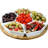 Elama Signature 12 Inch 7-Piece Condiment Server Set with a Bamboo Lazy Suzan Serving Tray