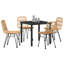 5 Piece Garden Dining Set Poly Rattan-1952444364-1963312024