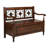 Wood Storage Bench