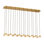Sean Lavin Gable 18-light Chandelier in Hand Rubbed Antique Brass with Alabaster shade