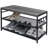 6 Pair Shoe Storage Rack Bench with Hooks
