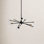 Kyla 10 - Light Dimmable Sputnik Chandelier