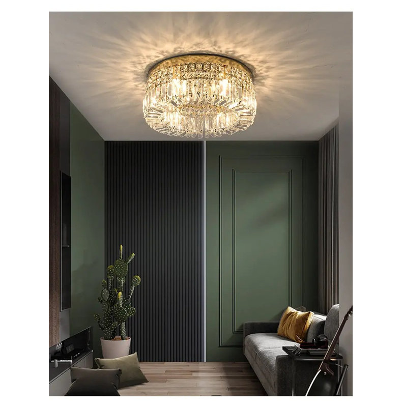 Pierron Flush Mount, 15cm H x 50cm W x 50cm D