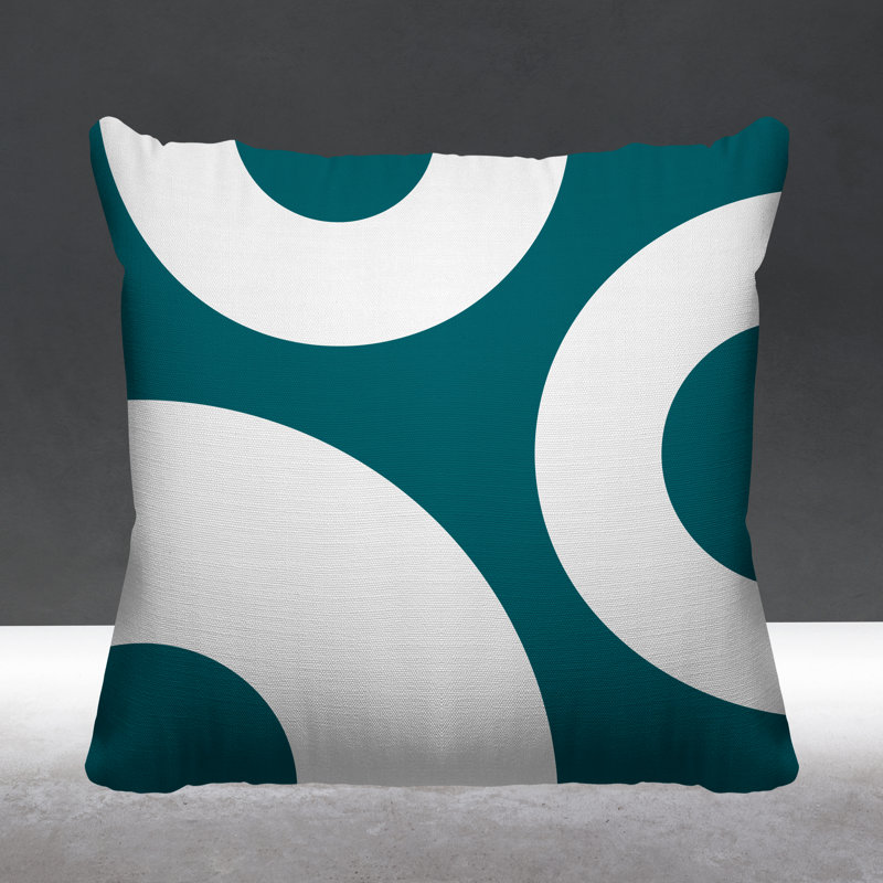Coussin décoratif intérieur / extérieur Ramsey, L 15 po x H 15 po, Vert