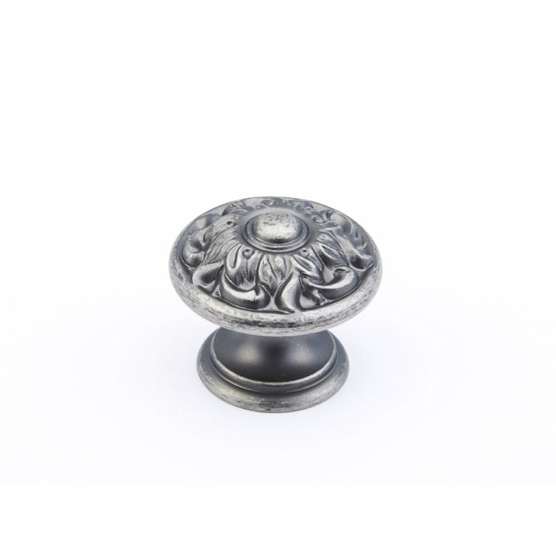 Corinthian Round Knob, Corinthian Silver