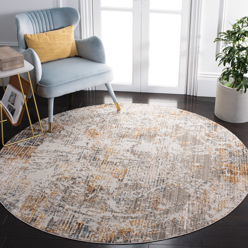 Princeton Performance Abstract Rug, Round 6'7"