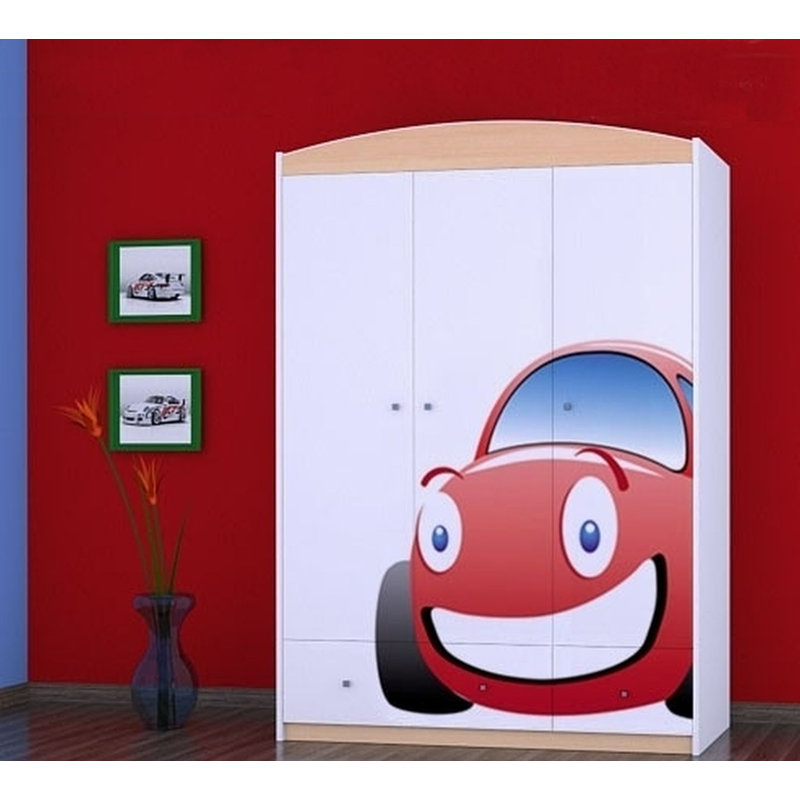 Olin 3 Door Wardrobe, Beige
