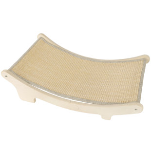 Lit à griffer pour chat 2 en 1 en sisal naturel