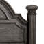 Ensemble de chambre à coucher en bois avec tête de lit en forme de cloche Adames-87466470-87466471-124434936