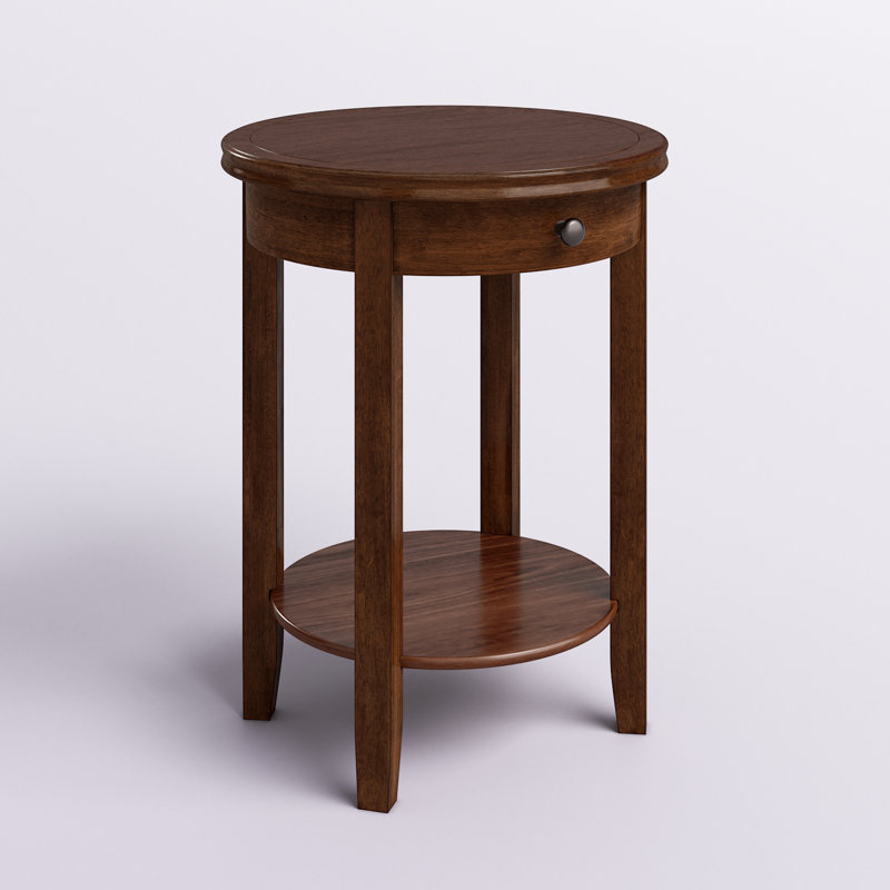 Carbin End Table with Storage, Espresso