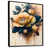 Toile avec cadre flottant noir