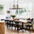 8 - Light Modern Farmhouse Open Rectangular Kitchen Island Chandelier