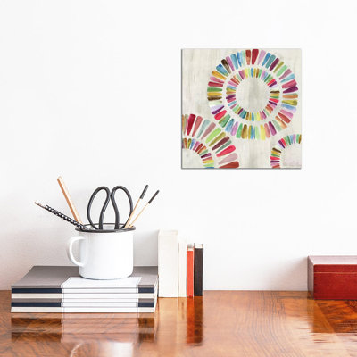 Fun Rings II 1 Piece Wrapped Canvas Painting