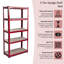 Vida Metal Height -Adjustable Shelving Unit-19298072-19298067