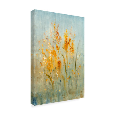 « spray of wildflowers i », reproduction de peinture à l’acrylique sur toile tendue