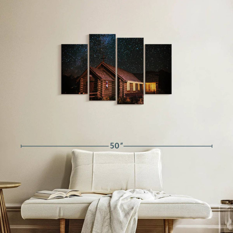 Adella Midnight Mass, 22" H x 36" W