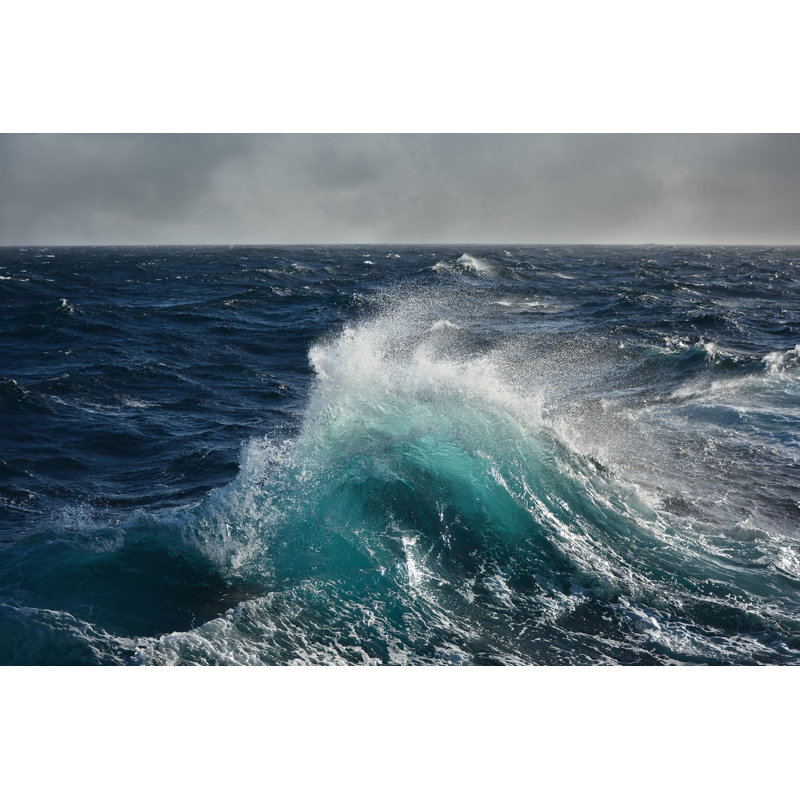 Waves in the Atlantic Ocean - Impression sur toile tendue, H 8 po x l 12 po x P 1 po