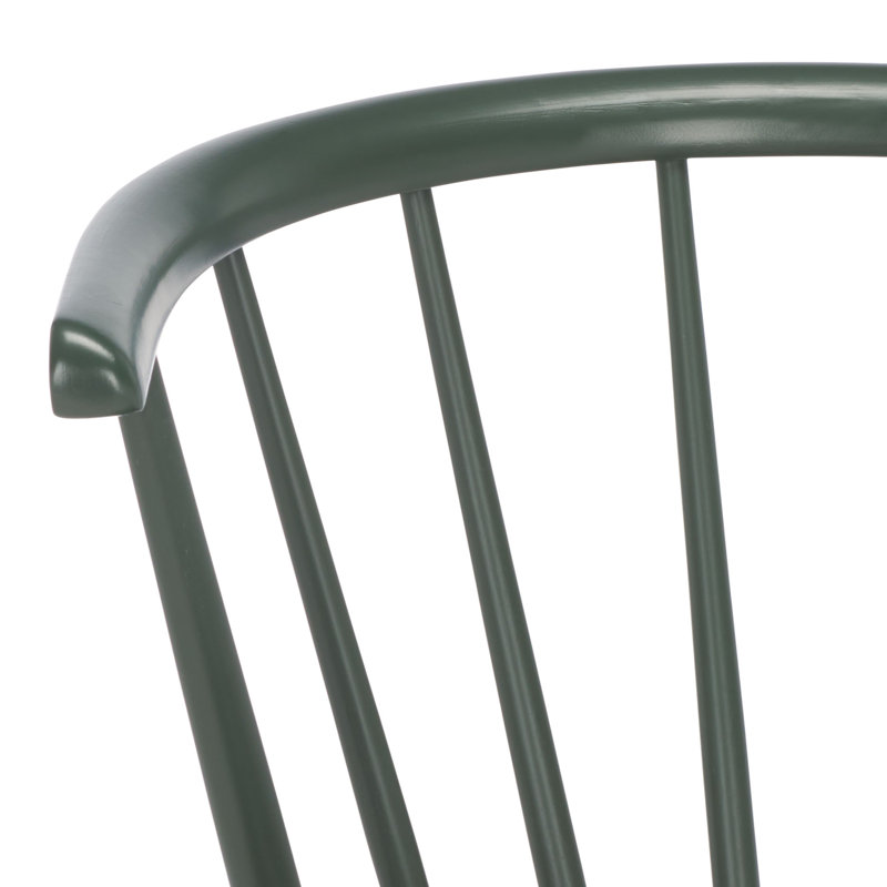 Ensemble de 2 tabourets en bois massif Sheffield, Tabouret de bar (siège d'une hauteur de 29 po), Vert jardin