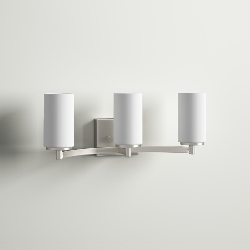 Hettinger Three Light Wall / Bath from Generation Lighting , Brushed Nickel